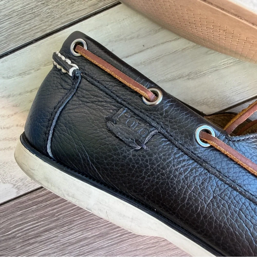 Polo Ralph Lauren Merton Leather Boat Shoe